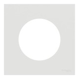 Schneider Odace - plaque de finition 1 poste - couleur Blanc craie - Réf : S920702