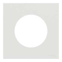 Schneider Odace - plaque de finition 1 poste - couleur Blanc craie - Réf : S920702