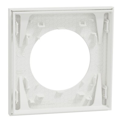 Schneider Odace - plaque de finition 1 poste - couleur Blanc craie - Réf : S920702