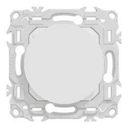 Schneider Odace - obturateur - pré-perçage pour sortie de câble - blanc craie - Réf : S920666