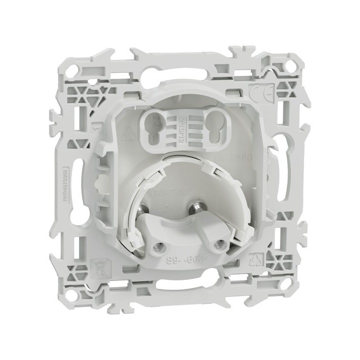 Schneider Odace - sortie de câble - serre câble 6 à 12 mm² - blanc craie - Réf : S920662