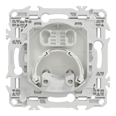 Schneider Odace - sortie de câble - serre câble 6 à 12 mm² - blanc craie - Réf : S920662