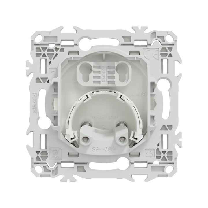 Schneider Odace - sortie de câble - serre câble 6 à 12 mm² - blanc craie - Réf : S920662