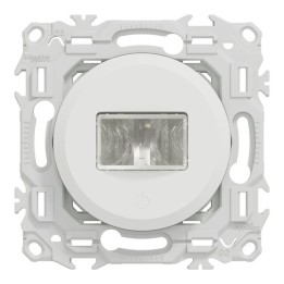 Schneider Odace - détecteur présence et mouvement - 3 fils avec neutre - blanc craie - Réf : S920526