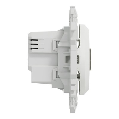 Schneider Odace - détecteur présence et mouvement - 3 fils avec neutre - blanc craie - Réf : S920526