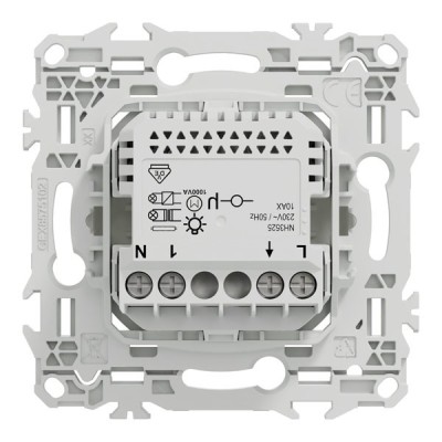 Schneider Odace - détecteur présence et mouvement - 3 fils avec neutre - blanc craie - Réf : S920526