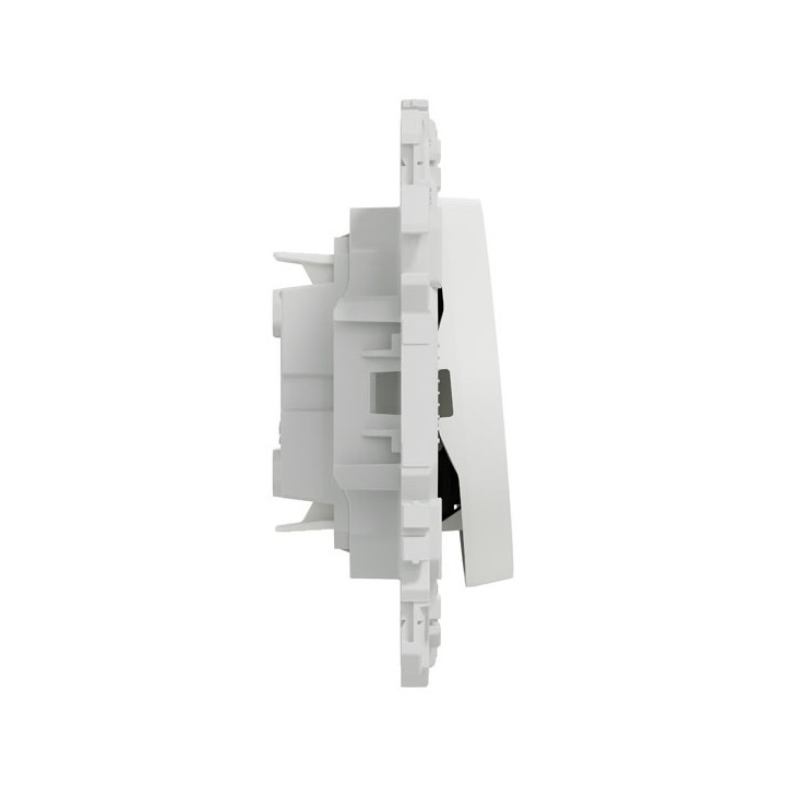 Schneider Odace - va-et-vient ou poussoir - 10AX - blanc craie - Réf : S920204