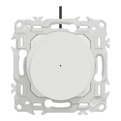 Schneider Odace - interrupteur à carte - LED localisation incluse - 10AX - blanc craie - Réf : S920283