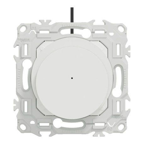Schneider Odace - interrupteur à carte - LED localisation incluse - 10AX - blanc craie - Réf : S920283