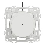 Schneider Odace - interrupteur à carte - LED localisation incluse - 10AX - blanc craie - Réf : S920283