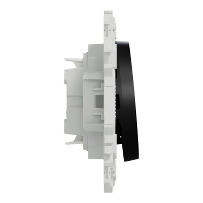 Schneider Odace - va-et-vient ou poussoir - 10AX - noir onyx - Réf : S940204