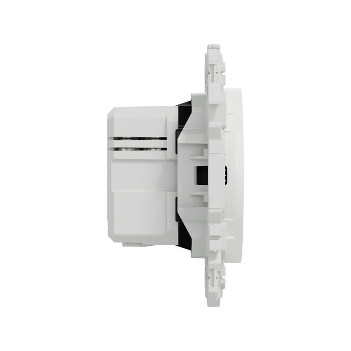 Schneider Odace - chargeur double USB type C+C - 21W Power Delivery - blanc craie  - Réf : S920401