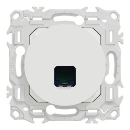 Schneider Odace - prise RJ45 - Cat6 UTP grade 1 à 2 - blanc craie - Réf : S920475