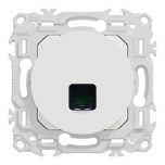 Schneider Odace - prise RJ45 - Cat6 UTP grade 1 à 2 - blanc craie - Réf : S920475