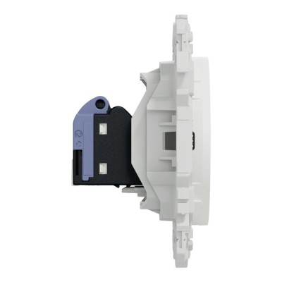 Schneider Odace - prise RJ45 - Cat6 UTP grade 1 à 2 - blanc craie - Réf : S920475