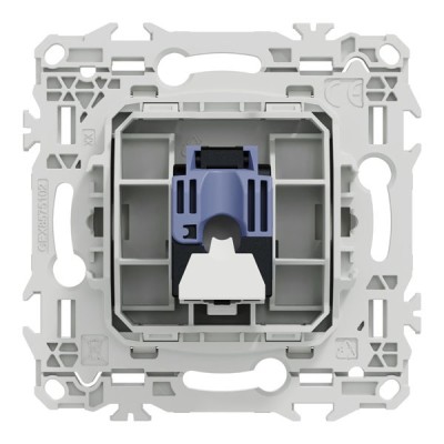 Schneider Odace - prise RJ45 - Cat6 UTP grade 1 à 2 - blanc craie - Réf : S920475