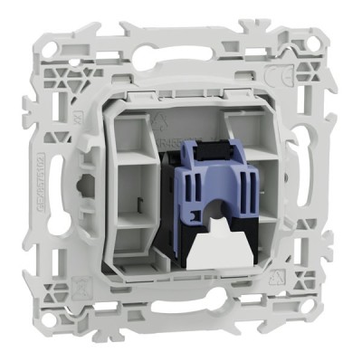 Schneider Odace - prise RJ45 - Cat6 UTP grade 1 à 2 - blanc craie - Réf : S920475