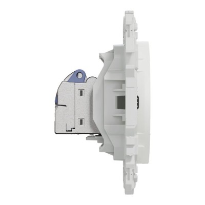 Schneider Odace - prise RJ45 - Cat6 STP grade 2TV min à grade 3TV - blanc craie - Réf : S920476