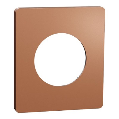 Schneider Odace Architecte - plaque de finition 1 poste - effet Cuivre - Réf : S931802