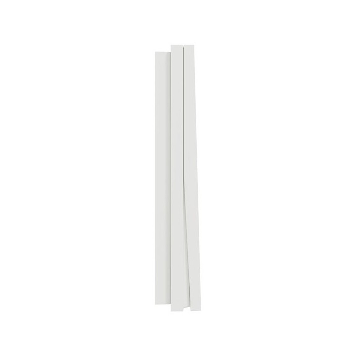 Schneider Odace Intégral - enjoliveur et plaque - pour VV ou poussoir double - Blanc craie - Réf : S929222