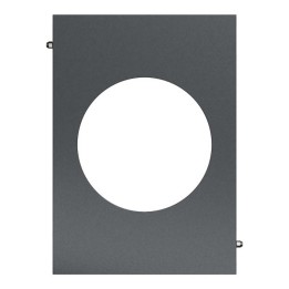 Schneider Odace Architecte - plaque de finition centrale - effet Perle Noire - Réf : S952801