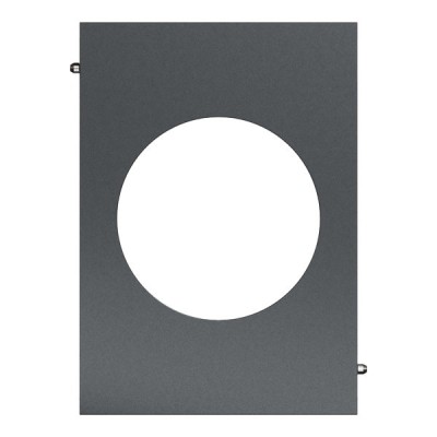 Schneider Odace Architecte - plaque de finition centrale - effet Perle Noire - Réf : S952801