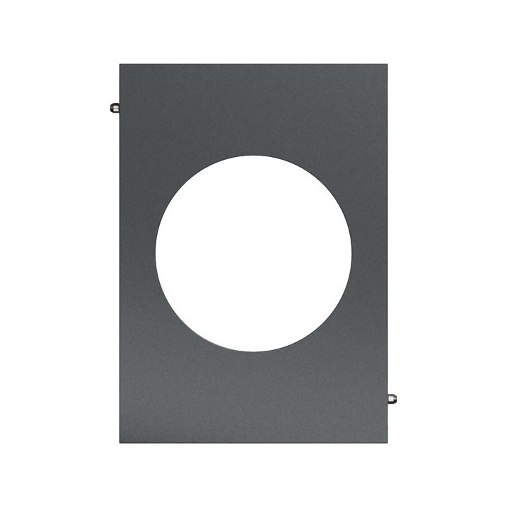 Schneider Odace Architecte - plaque de finition centrale - effet Perle Noire - Réf : S952801