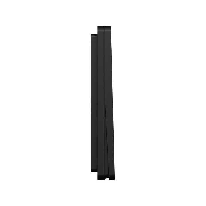 Schneider Odace Architecte Intégral - enjo et plaque - pour VV ou BP simple - Noir onyx - Réf : S949223