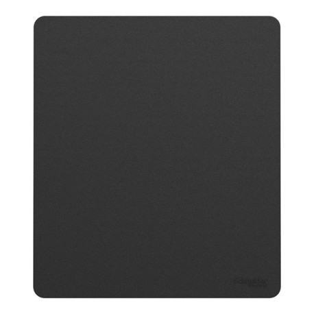 Schneider Odace Architecte Intégral - enjo et plaque - pour VV ou BP simple - Noir onyx - Réf : S949223
