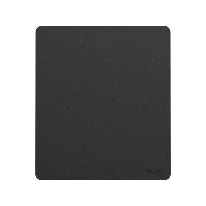 Schneider Odace Architecte Intégral - enjo et plaque - pour VV ou BP simple - Noir onyx - Réf : S949223