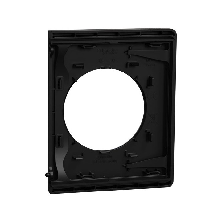 Schneider Odace Architecte - plaque de finition latérale - couleur Noir onyx - Réf : S940800