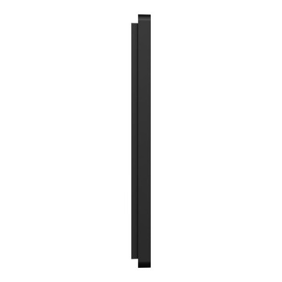 Schneider Odace Architecte - plaque 2 postes entraxe spécifique 57mm - Noir onyx - Réf : S940814