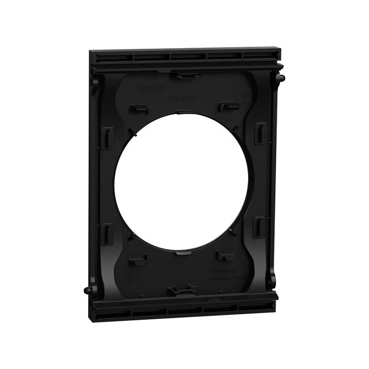 Schneider Odace Architecte - plaque de finition centrale - couleur Noir onyx - Réf : S940801