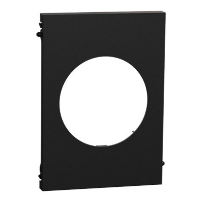 Schneider Odace Architecte - plaque de finition centrale - couleur Noir onyx - Réf : S940801