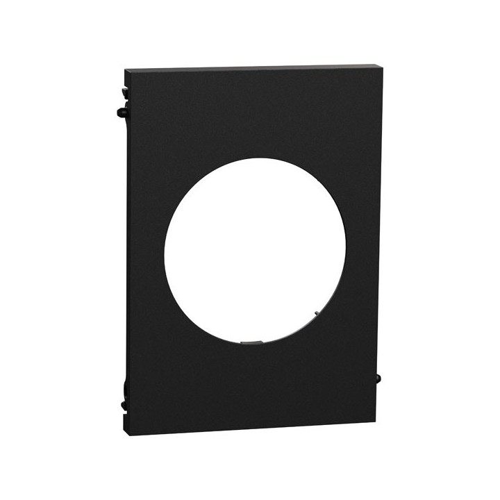Schneider Odace Architecte - plaque de finition centrale - couleur Noir onyx - Réf : S940801