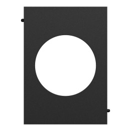 Schneider Odace Architecte - plaque de finition centrale - couleur Noir onyx - Réf : S940801