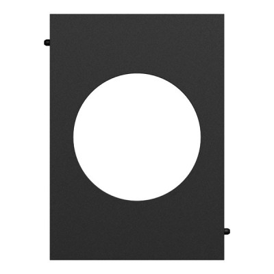 Schneider Odace Architecte - plaque de finition centrale - couleur Noir onyx - Réf : S940801