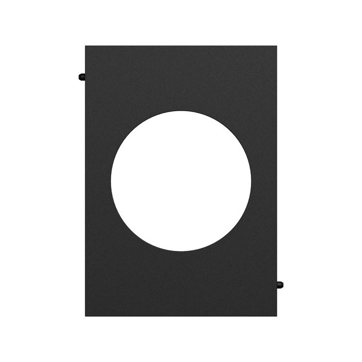 Schneider Odace Architecte - plaque de finition centrale - couleur Noir onyx - Réf : S940801