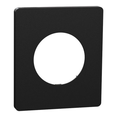 Schneider Odace Architecte - plaque de finition 1 poste - couleur Noir onyx - Réf : S940802