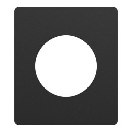 Schneider Odace Architecte - plaque de finition 1 poste - couleur Noir onyx - Réf : S940802