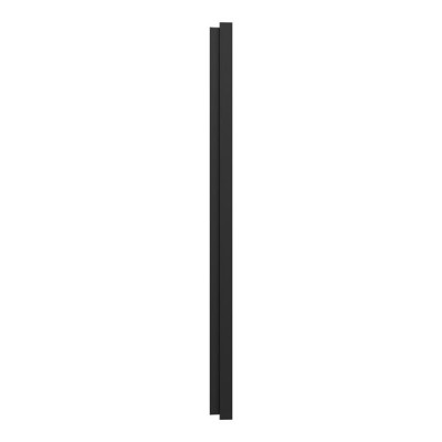Schneider Odace - plaque de finition 3 postes entraxe spécifique 57mm - Noir onyx - Réf : S940716