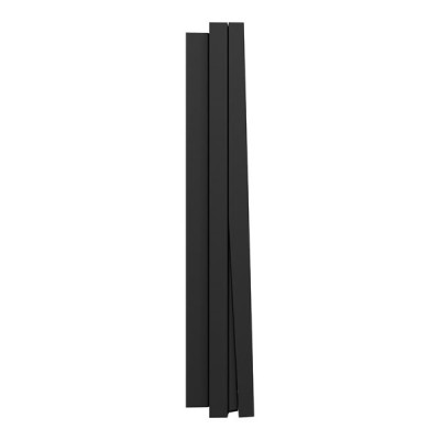 Schneider Odace Intégral - enjoliveur et plaque - pour VV ou poussoir double - Noir onyx - Réf : S949222