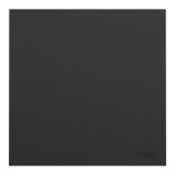Schneider Odace Intégral - enjoliveur et plaque - pour VV ou poussoir simple - Noir onyx - Réf : S949221