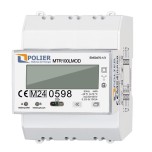 Polier - Compteur électrique modulaire - Tétra 100A - Certifié MID - Simple tarif - Modbus - Sortie d'impulsion -Réf: MTR100LMOD