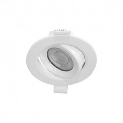 Miidex Lighting - 10 Spots LED Orientable dont 3 GRATUIT - CCT - 230V - 5W - 3000K/4000K/6500K - Réf : 100060