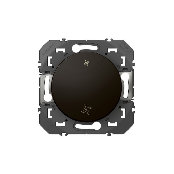Legrand - Interrupteur commande VMC dooxie finition noir mat - Réf : 600207
