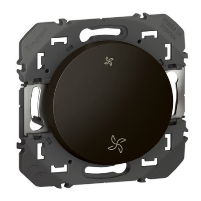 Legrand - Interrupteur commande VMC dooxie finition noir mat - Réf : 600207