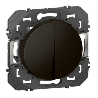 Legrand - Transformeur pour réaliser 5 fonctions va-et-vient et poussoir dooxie finition noir mat - Réf : 600231