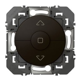Legrand - Poussoir pour commande volets roulants dooxie finition noir mat - Réf : 600222