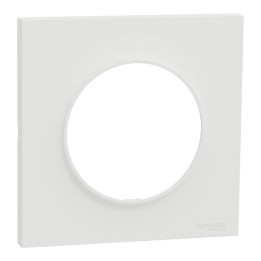 Schneider Odace Origine - plaque de finition 1 poste - couleur blanc - Réf : S929702